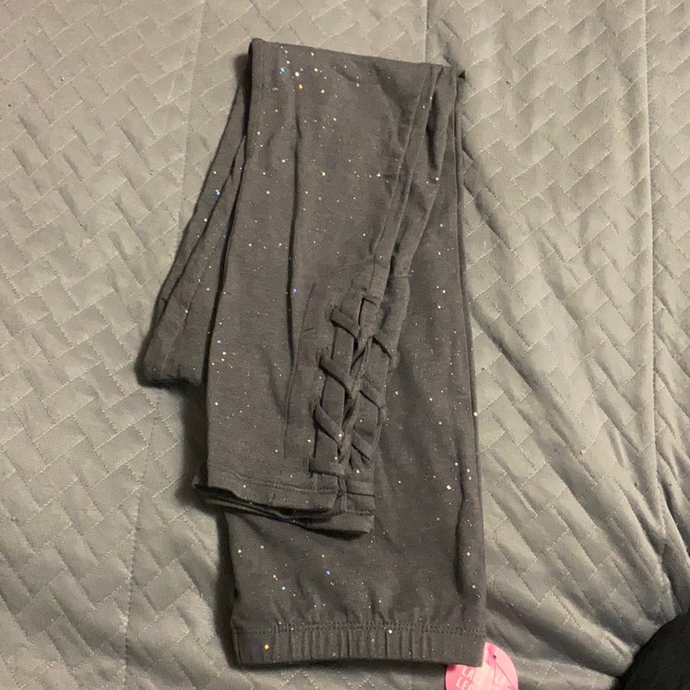 Girls sparkle leggings